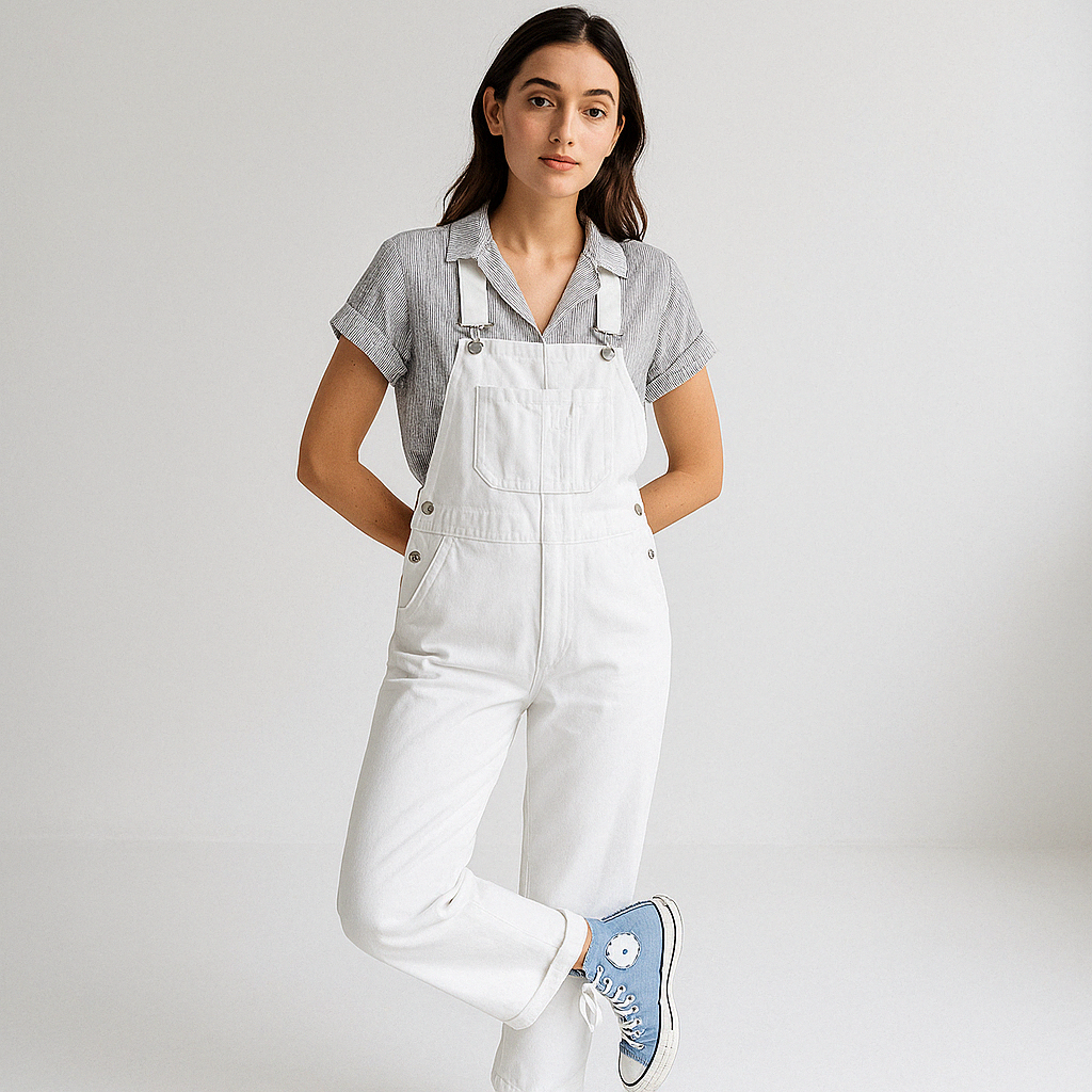 Salopette Décontractée en Jean | Confort & Style | Look Urbain
