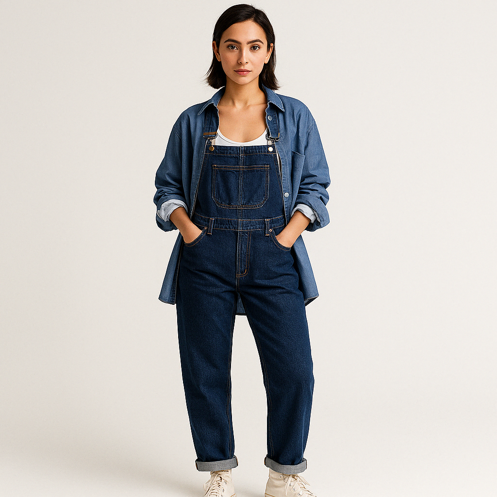 Salopette Décontractée en Jean | Confort & Style | Look Urbain