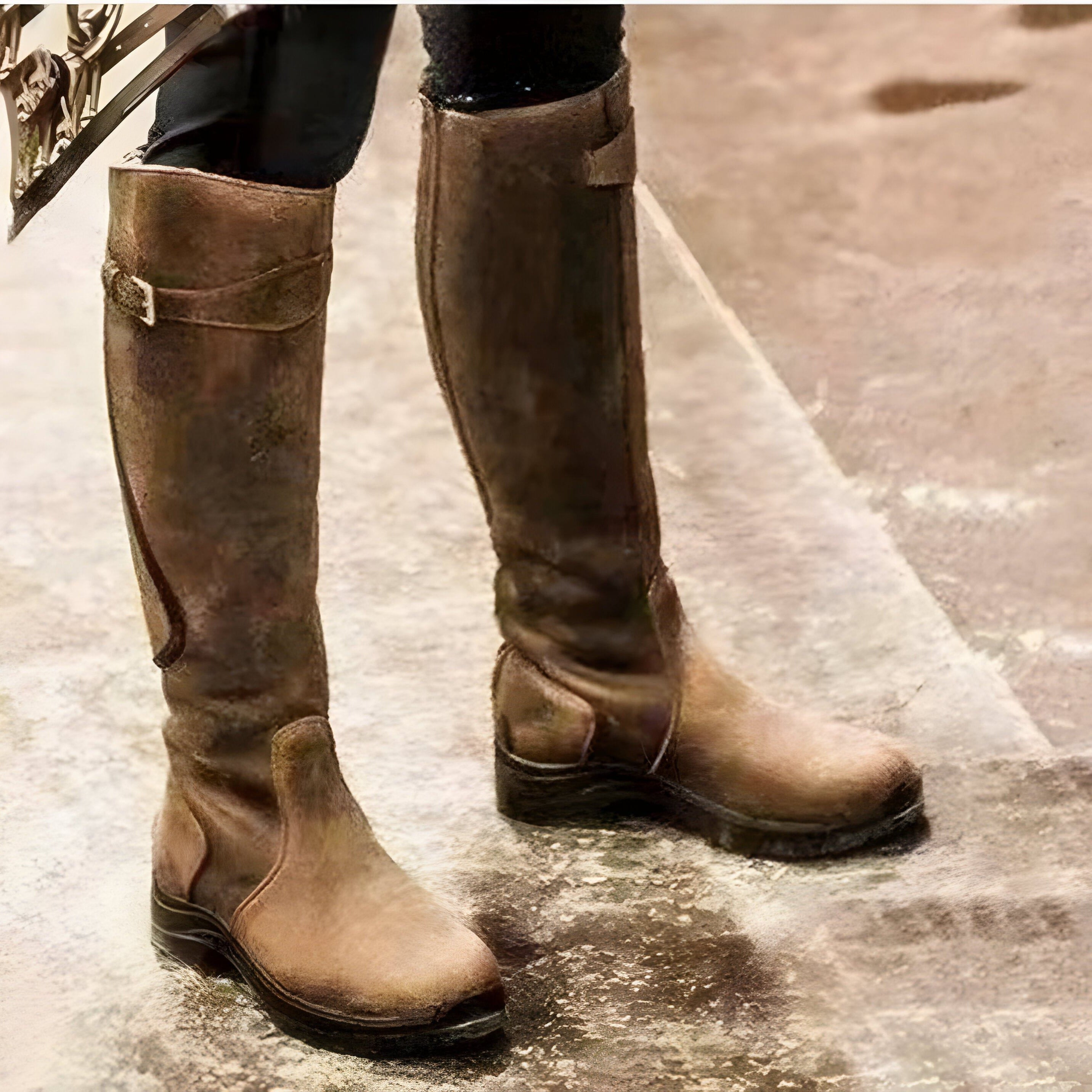 Lavinque Boots Marron / 35 Bottes d'Équitation en Cuir | Marron | Élégantes et Robustes
