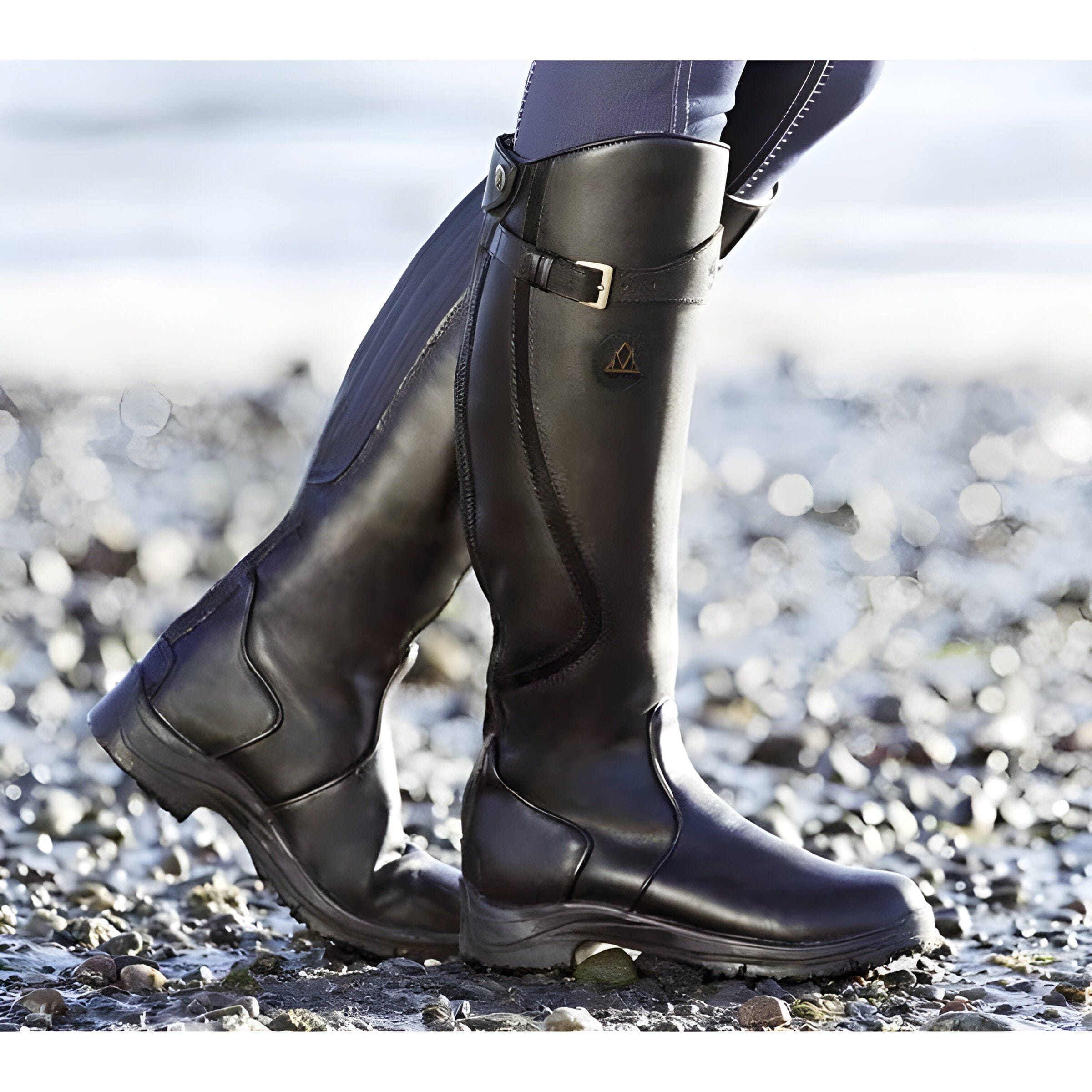 Lavinque Boots Noir / 35 Bottes d'Équitation en Cuir | Marron | Élégantes et Robustes