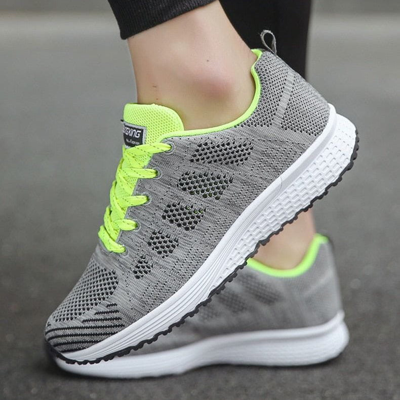 Lavinque Shoes Gris-vert / 35 Baskets Respirantes Ultra-Légères | Confort & Performance | Idéales pour le Quotidien