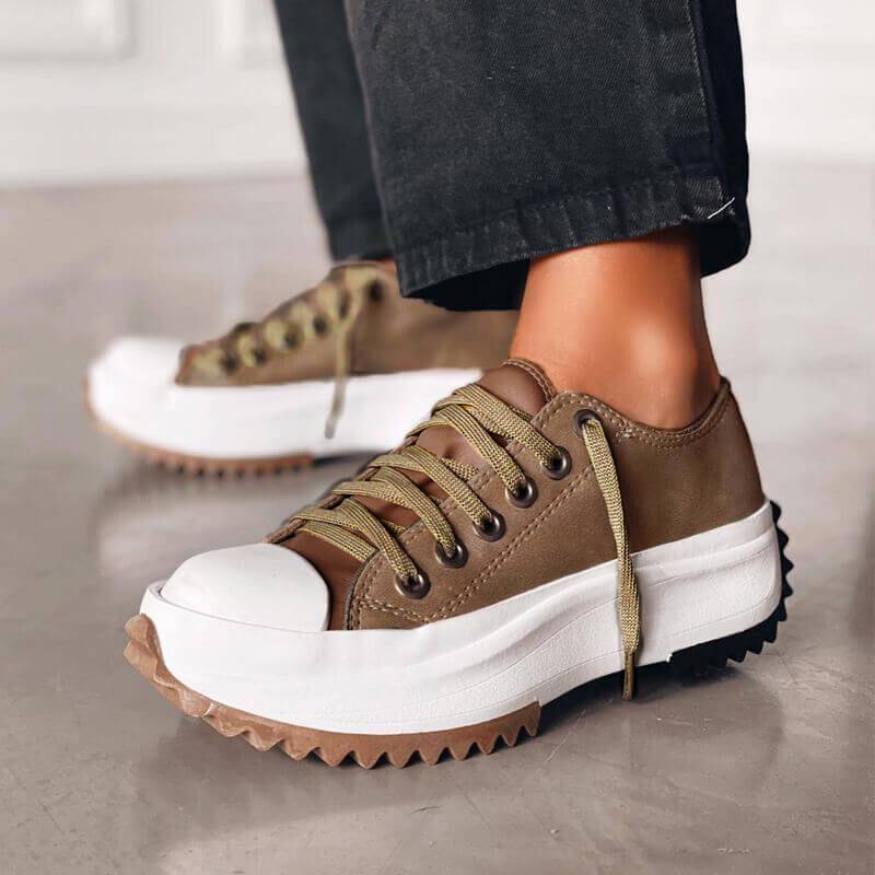 Lavinque Shoes Marron foncé / 35 Baskets Chunky | Mode Urbaine | Confort et Élégance