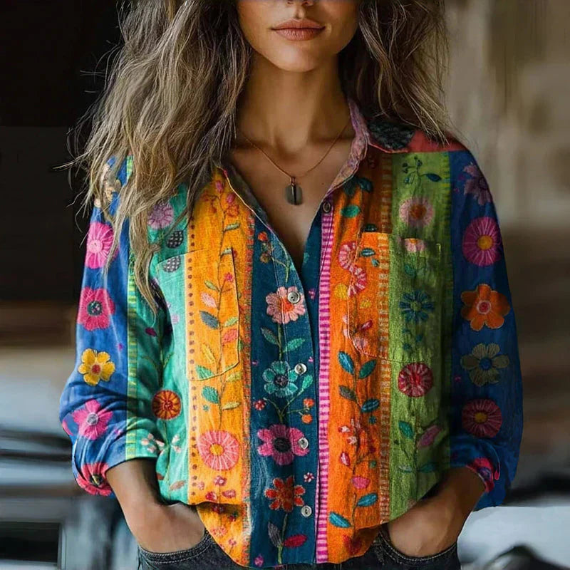 Chemise imprimée bandana | Coton léger et stylé