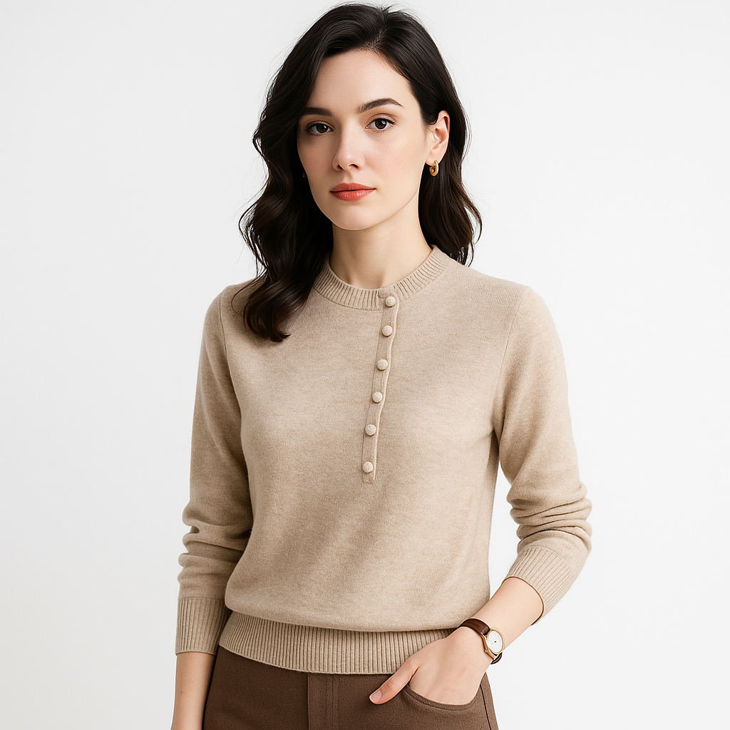 Pull Élégance Boutonné | Doux et Chaud | Look Raffiné