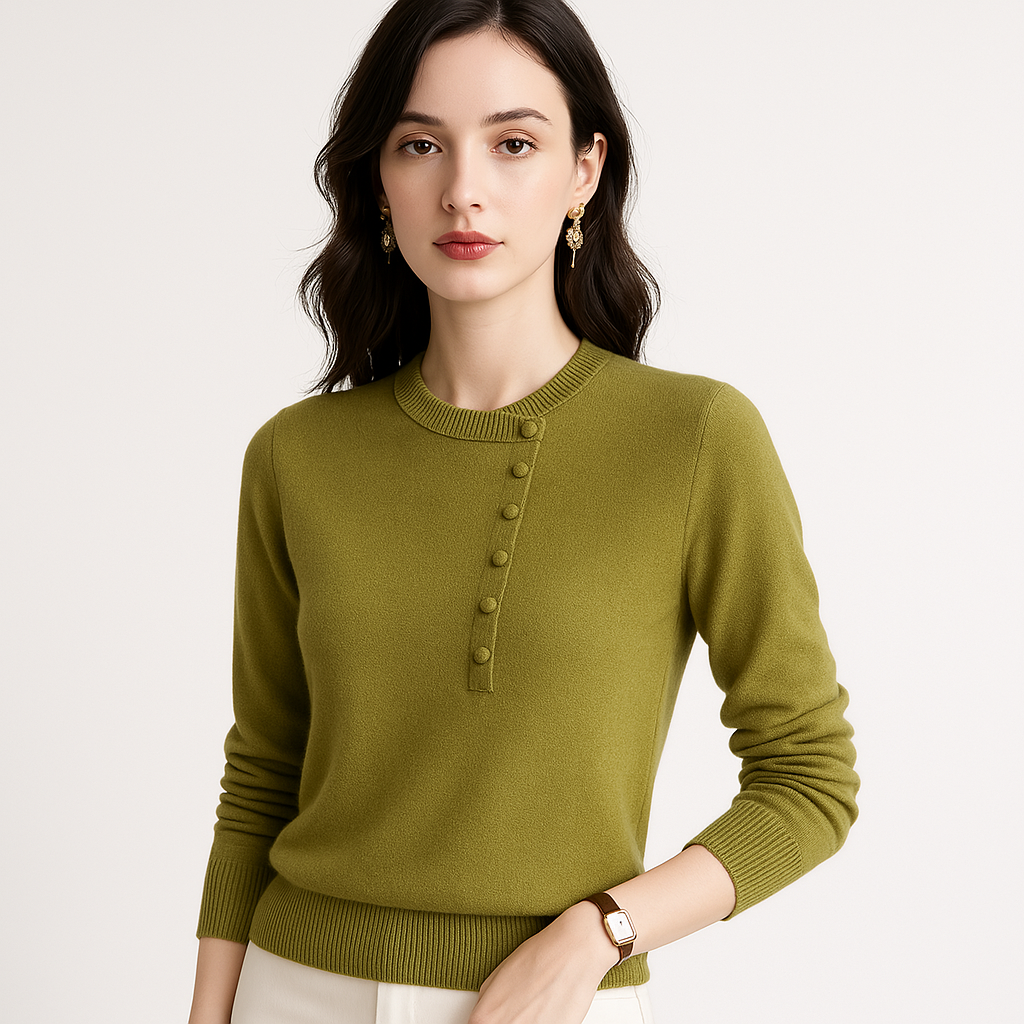 Pull Élégance Boutonné | Doux et Chaud | Look Raffiné