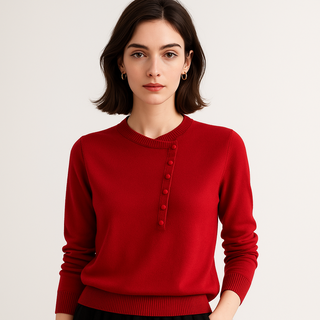 Pull Élégance Boutonné | Doux et Chaud | Look Raffiné