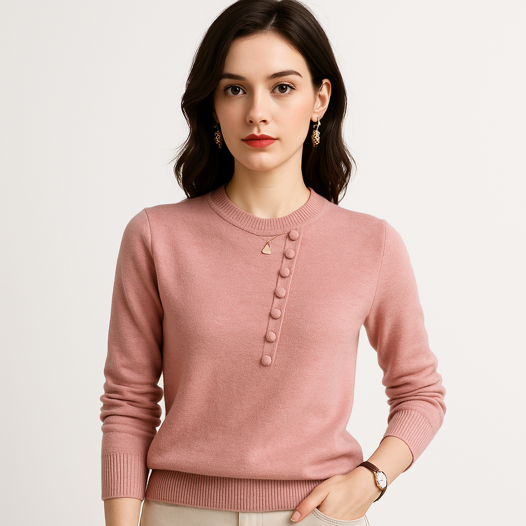 Pull Élégance Boutonné | Doux et Chaud | Look Raffiné