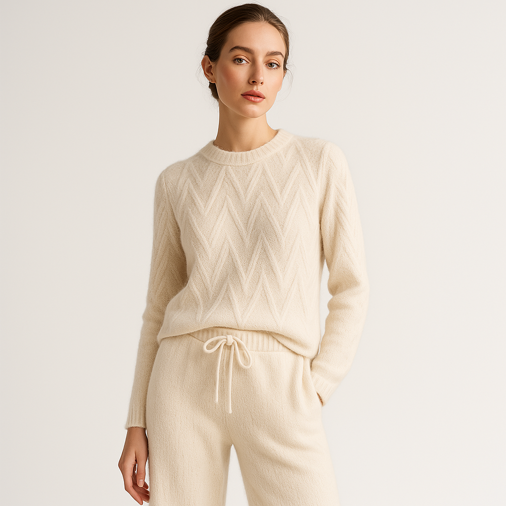Ensemble Lounge en Maille | 2 Pièces | Doux et Élégant