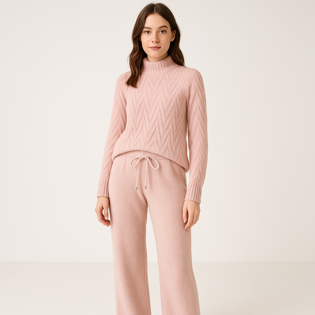 Ensemble Lounge en Maille | 2 Pièces | Doux et Élégant
