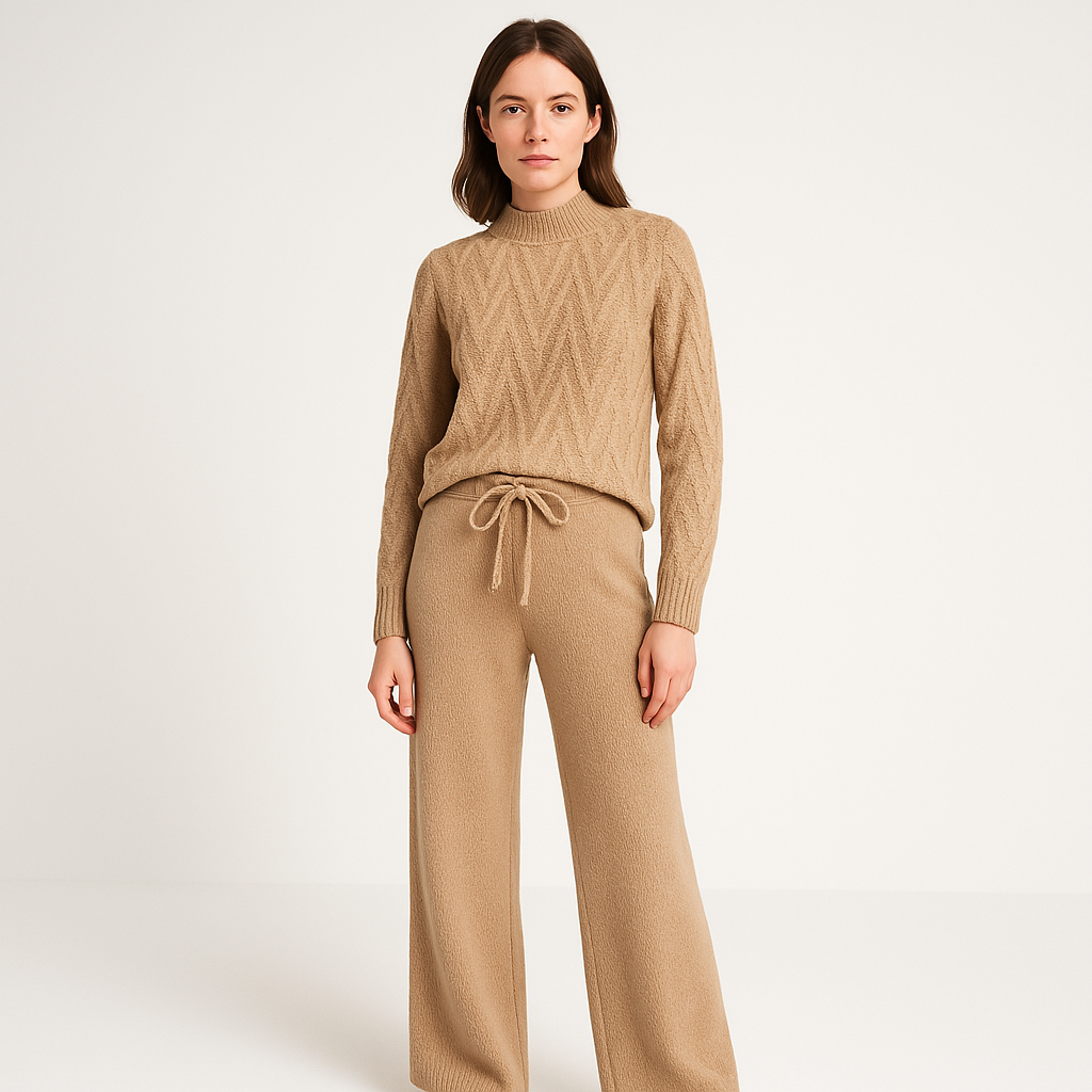 Ensemble Lounge en Maille | 2 Pièces | Doux et Élégant