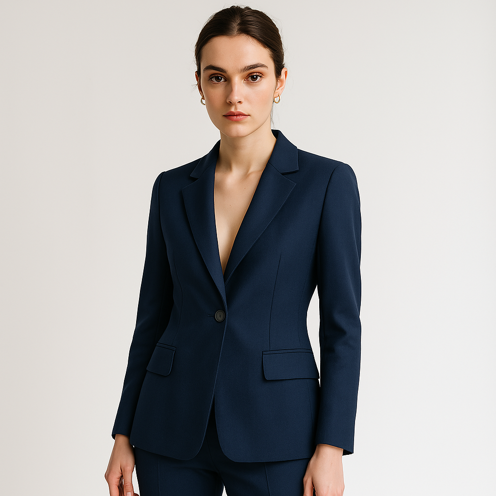 Blazer Classique Cintré | Bouton Unique | Élégance Minimaliste