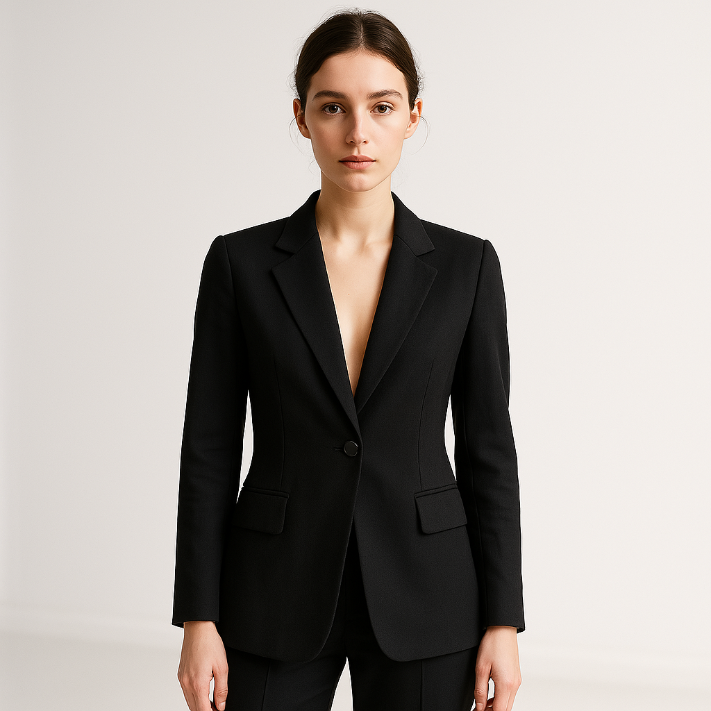 Blazer Classique Cintré | Bouton Unique | Élégance Minimaliste