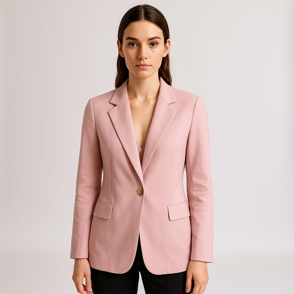 Blazer Classique Cintré | Bouton Unique | Élégance Minimaliste