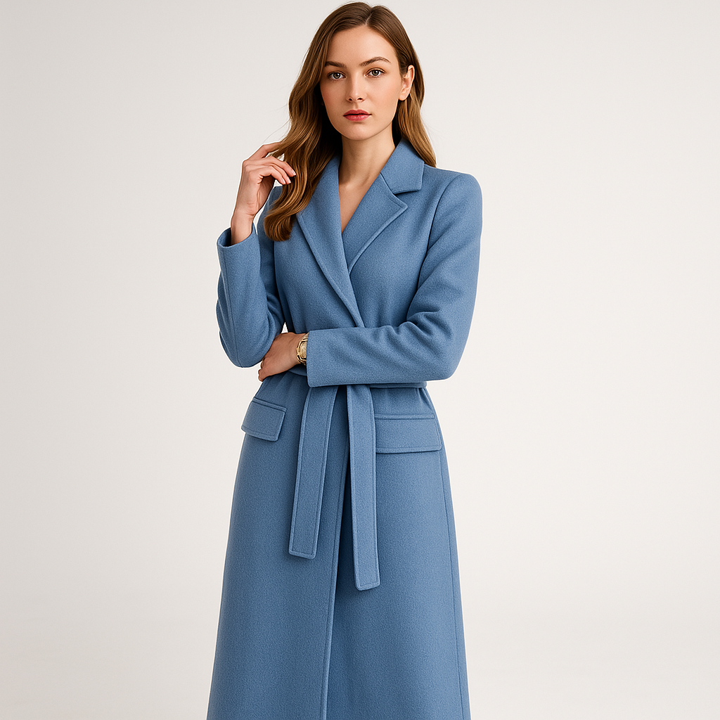Manteau Long Ceinturé | Coupe Élégante | Style Urbain