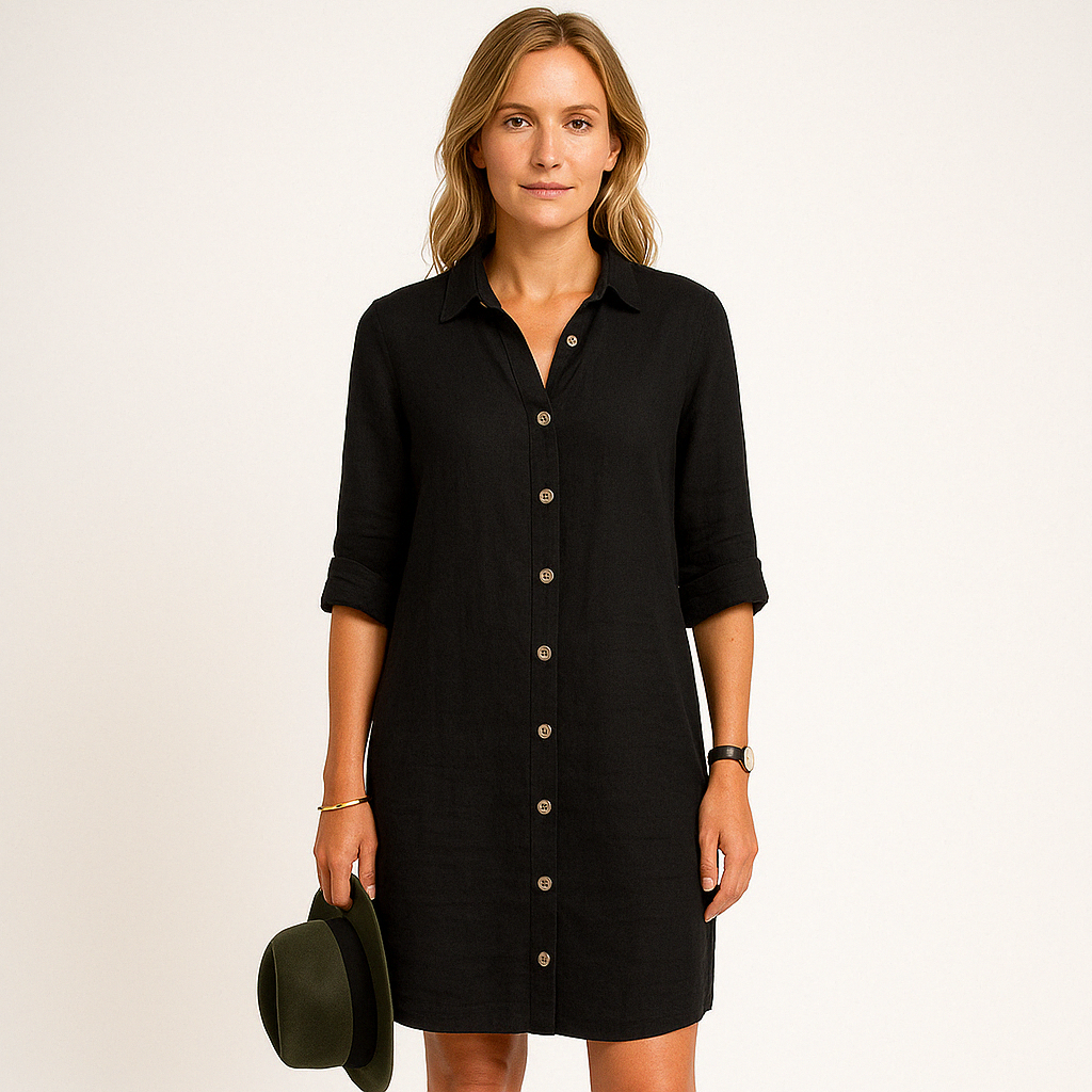 Robe Chemise Lin | Robe d'Été Femme | Légère et Naturelle