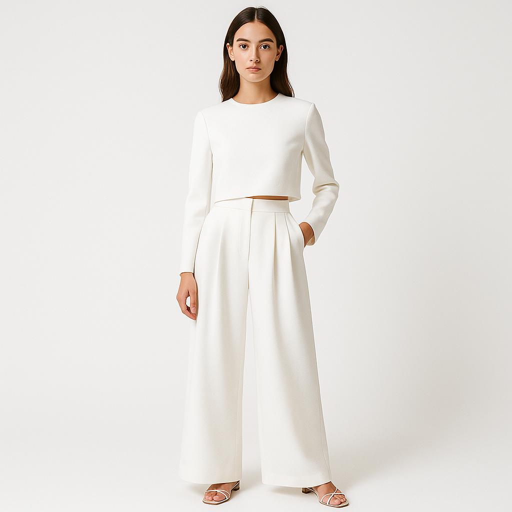 Ensemble Tailleur Femme | Deux Pièces Élégant | Minimaliste et Moderne