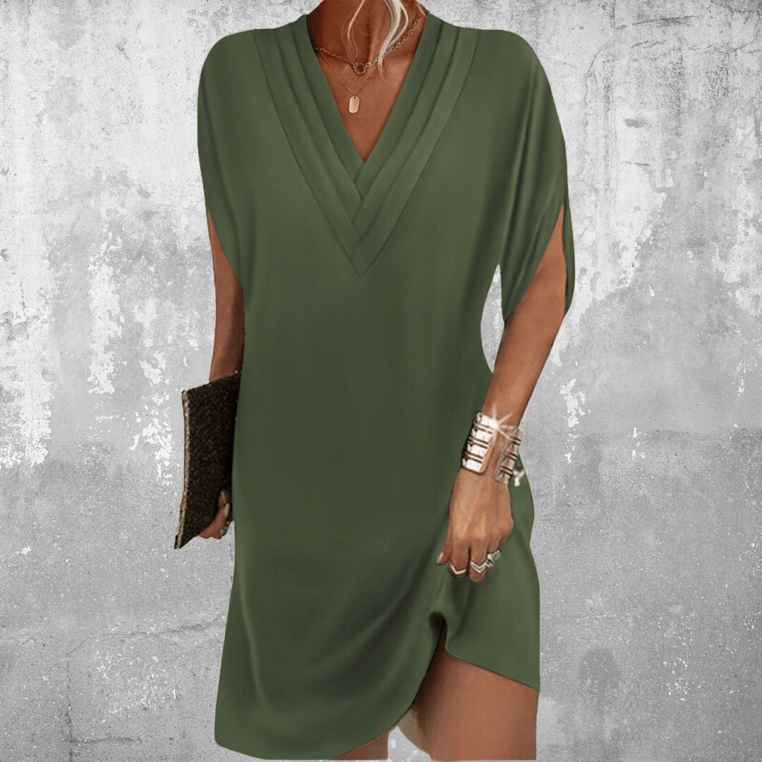 Robe Col V Fluide