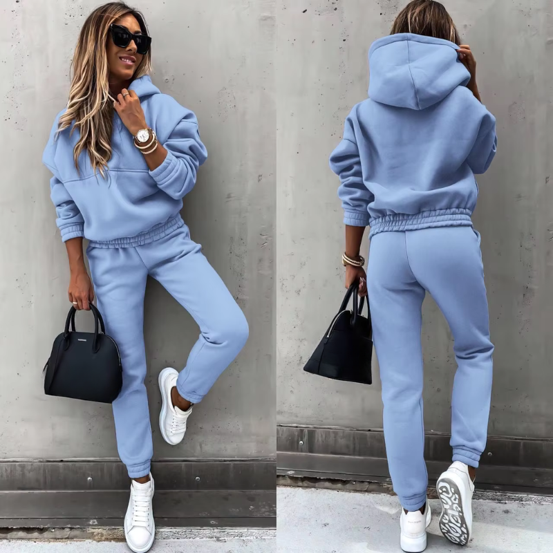 Ensemble jogging à capuche | Confort urbain | Look casual chic