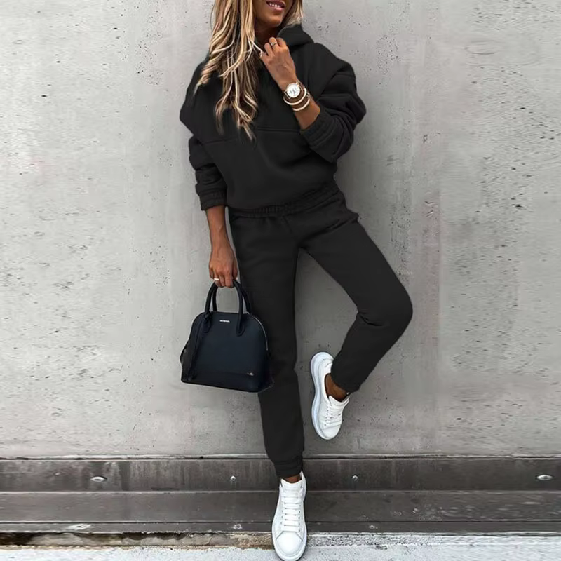 Ensemble jogging à capuche | Confort urbain | Look casual chic