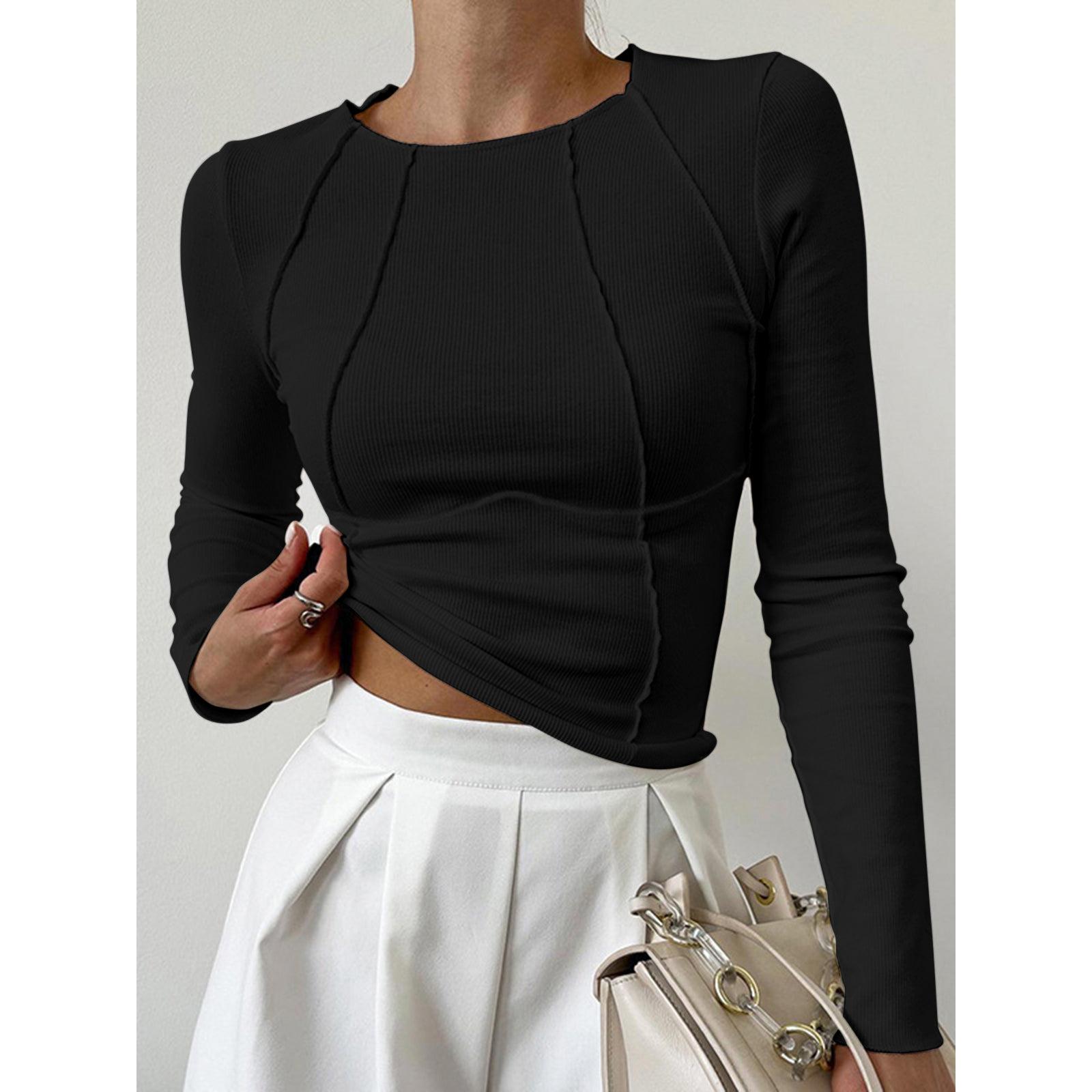 Long Sleeve Top | Fitted Elegance | Essential Wardrobe Staple