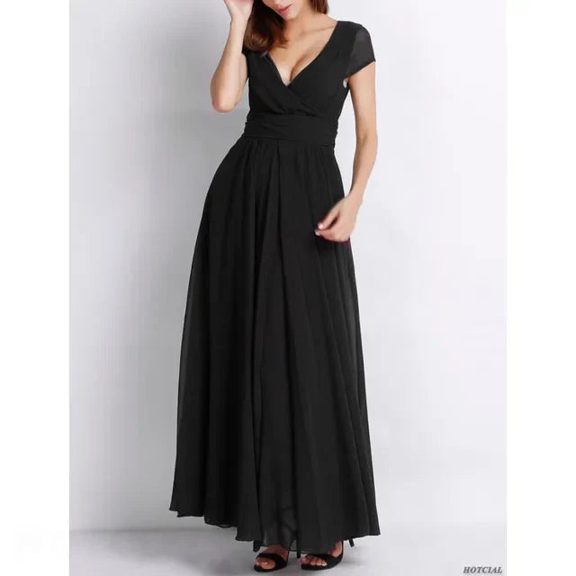 Robe Longue Élégante Cintrée