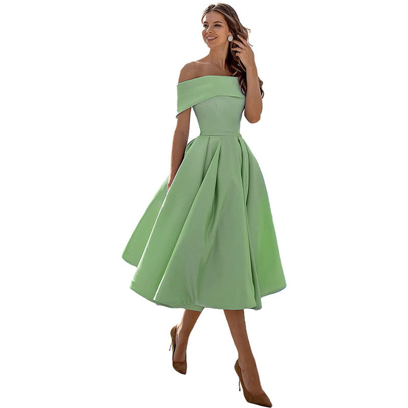 Robe épaules dénudées élégante