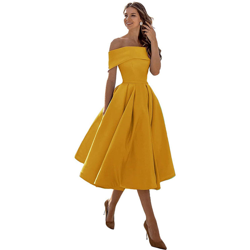 Robe épaules dénudées élégante
