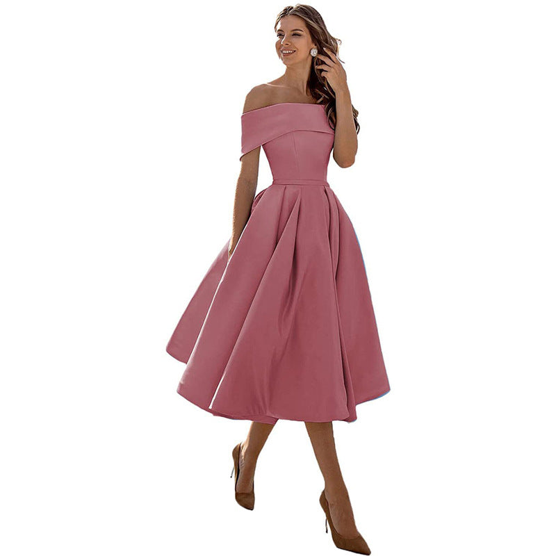 Robe épaules dénudées élégante