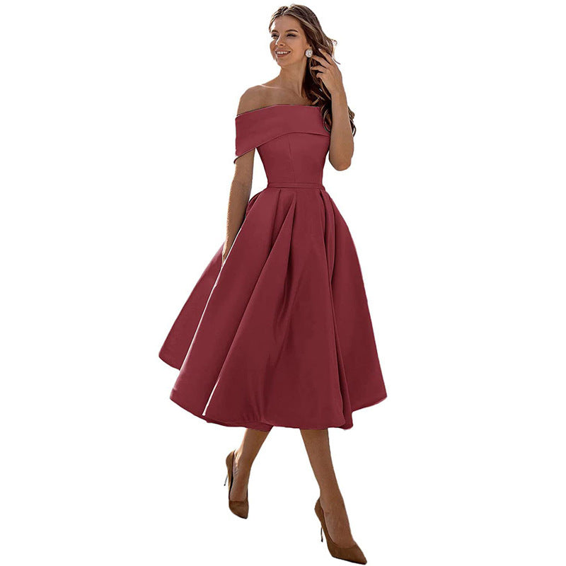 Robe épaules dénudées élégante