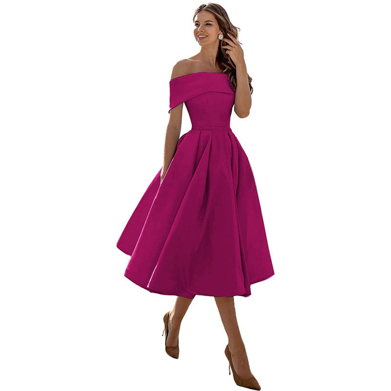 Robe épaules dénudées élégante