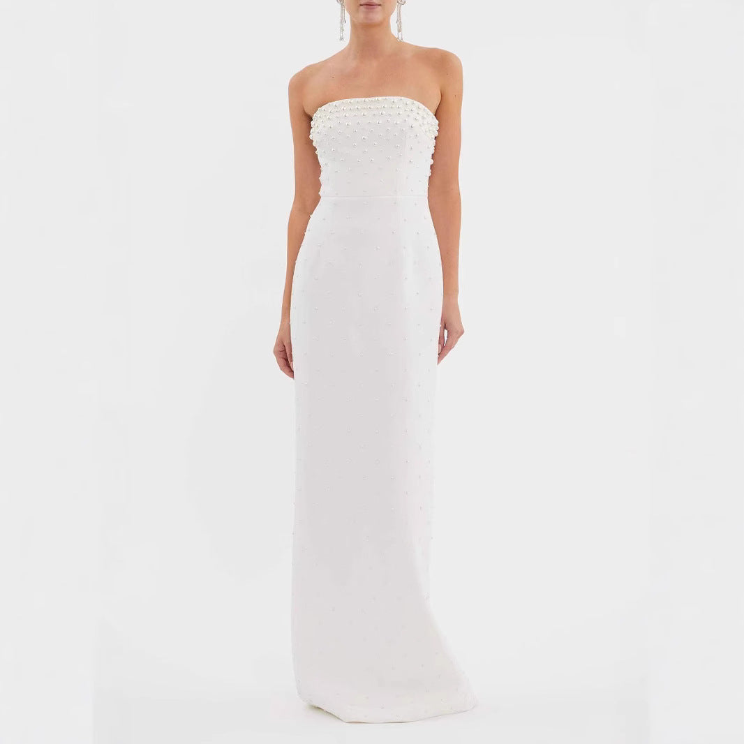Robe Longue Bustier Épurée
