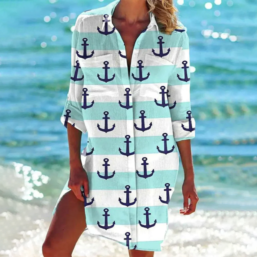 Robe de plage tie & dye | Couleurs vibrantes | Look bohème estival
