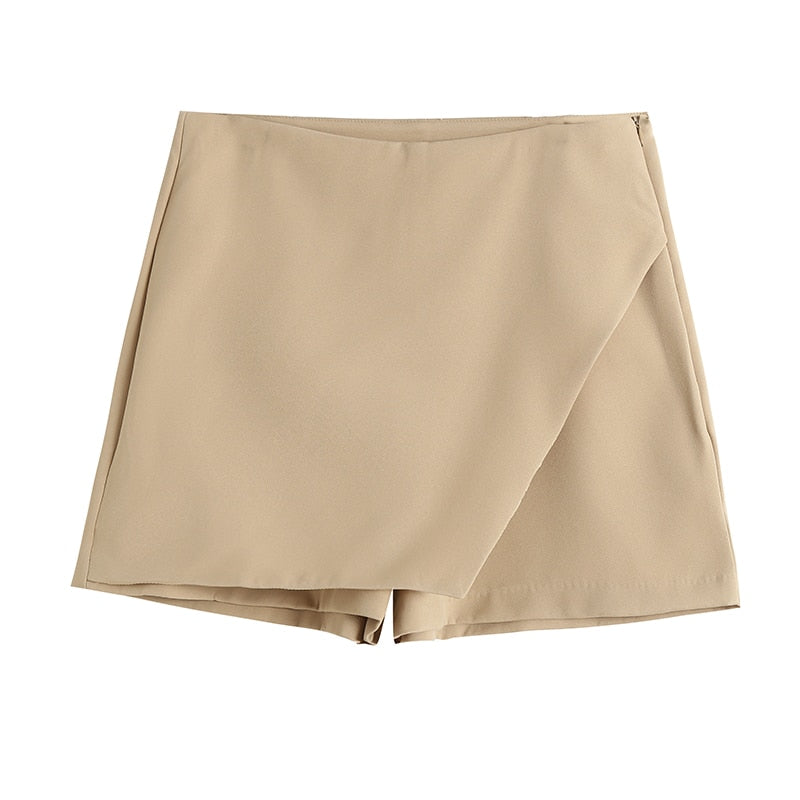 Short-jupe asymétrique | Taille haute | Style audacieux & structuré