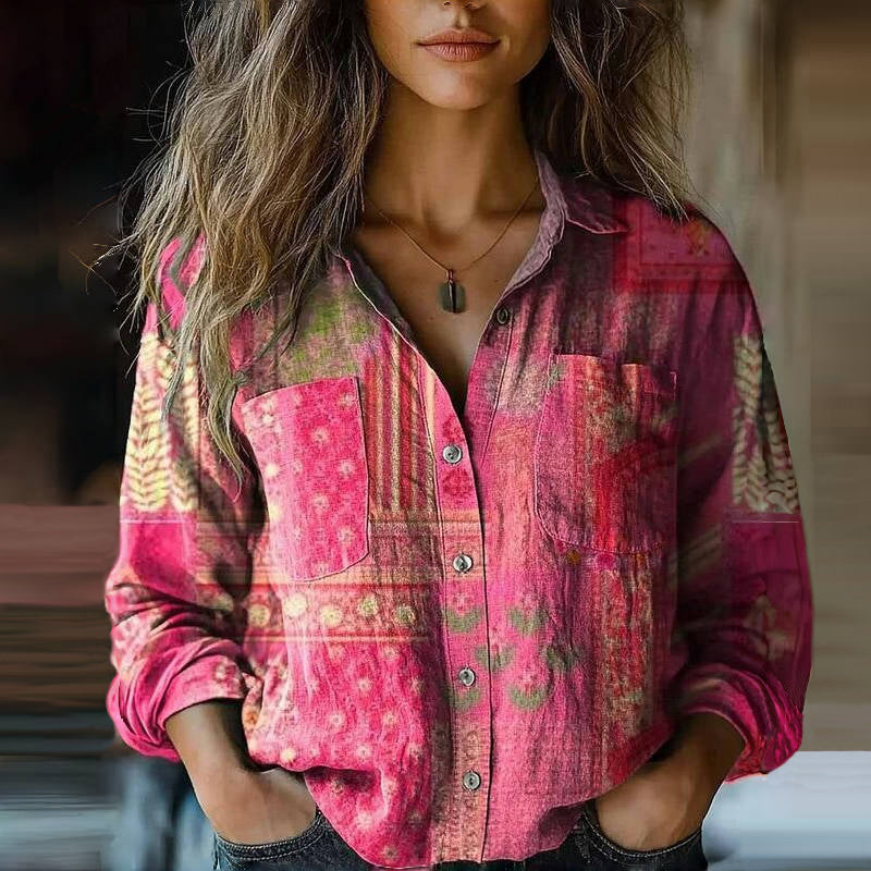 Chemise imprimée bandana | Coton léger et stylé