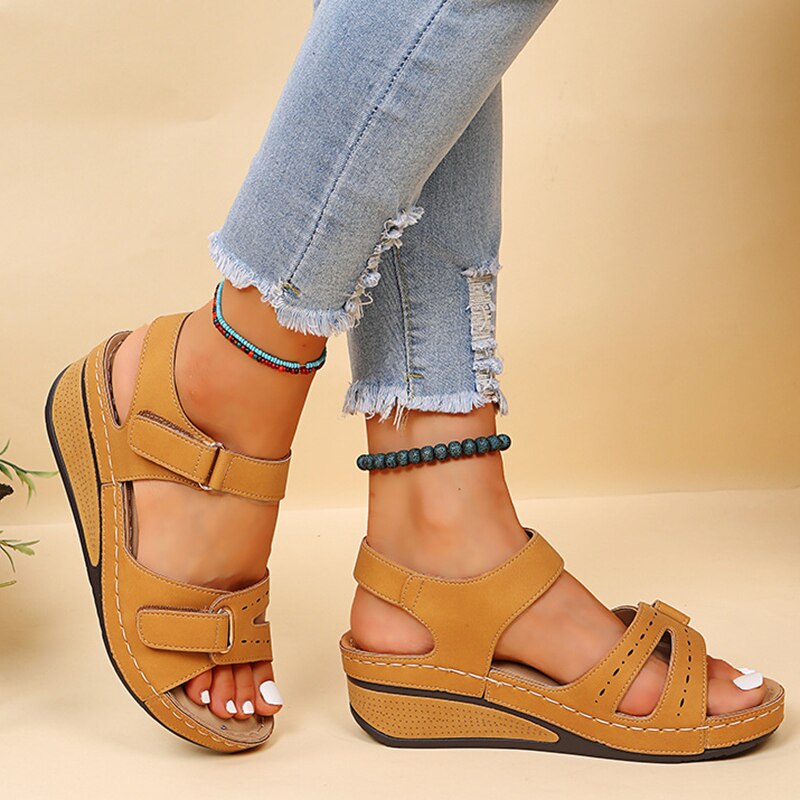Sandales compensées confort | Maintien parfait | Style casual d'été