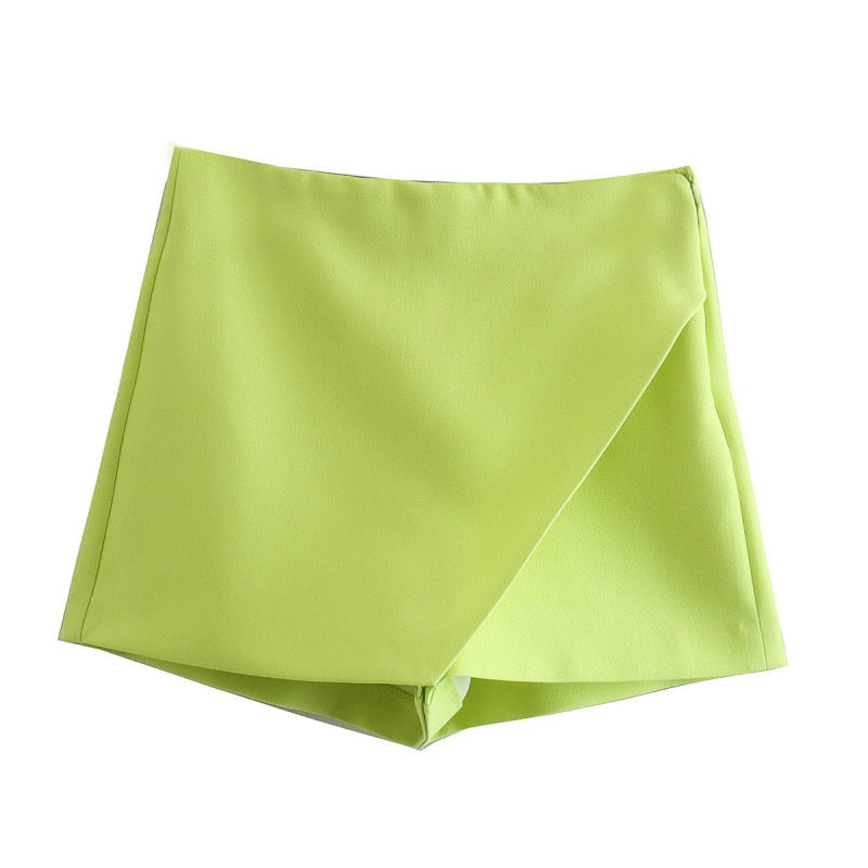 Short-jupe asymétrique | Taille haute | Style audacieux & structuré