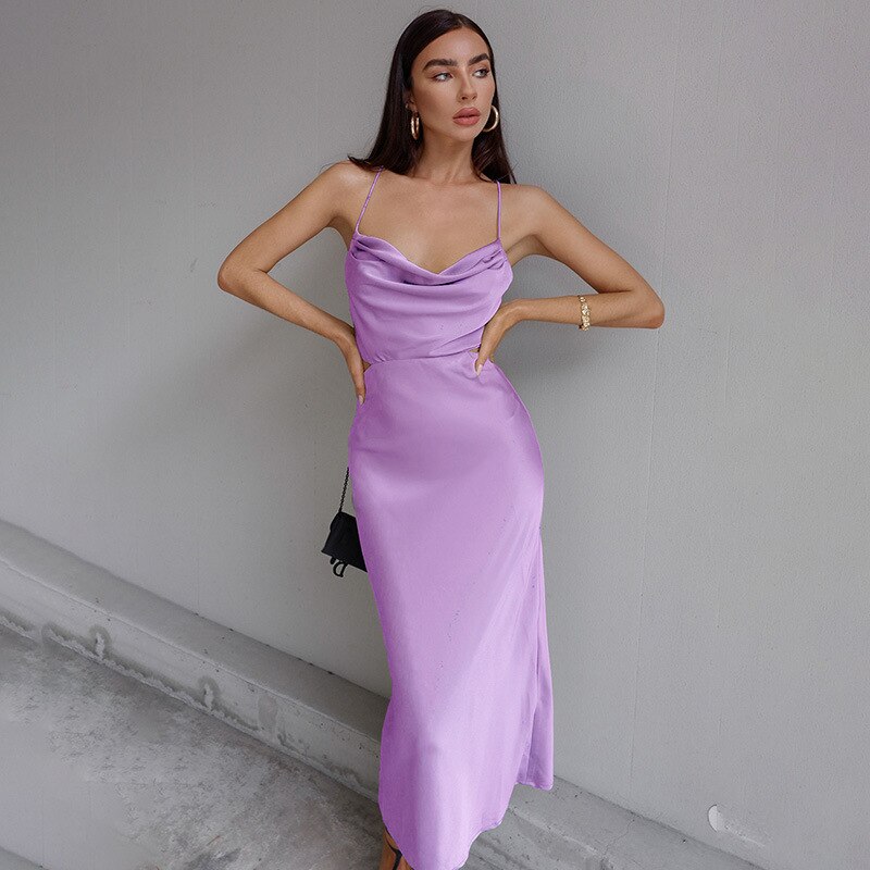 Robe Élégante à Fines Bretelles
