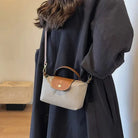 Lavinque Bags Beige Mini Sac à Main Chic | Bleu Marine & Marron | Élégant et Compact