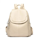 Lavinque Bags Beige Sac à Dos Élégant | Cuir PU | Pratique et Moderne