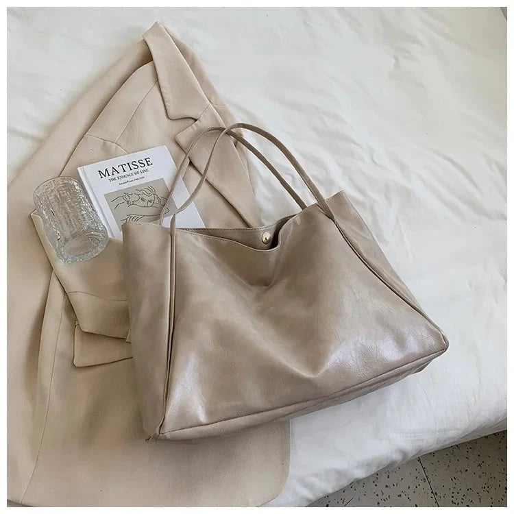 Lavinque Bags Beige Sac Cabas | Cuir Synthétique | Élégance et Praticité