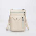 Lavinque Bags Blanc Sac Bandoulière Vertical | Marron | Compact & Fonctionnel