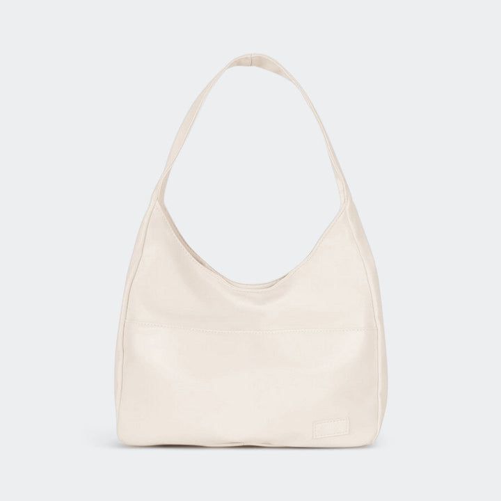 Lavinque Bags Blanc Sac Hobo | Cuir Synthétique | Élégance Minimaliste
