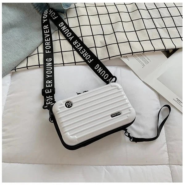 Lavinque Bags Blanc / Taille Unique Sac Bandoulière Rigide | Design Moderne | Pratique et Tendance
