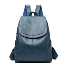 Lavinque Bags Bleu Clair Sac à Dos Élégant | Cuir PU | Pratique et Moderne