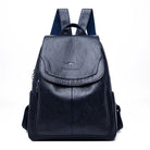 Lavinque Bags Bleu Marine Sac à Dos Élégant | Cuir PU | Pratique et Moderne