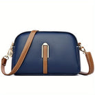 Lavinque Bags Bleu Sac Bandoulière Bicolore | Noir & Camel | Élégant et Fonctionnel