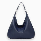 Lavinque Bags Bleu / Taille Unique Sac Hobo en Cuir Souple | Élégant | Spacieux et Polyvalent