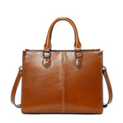 Lavinque Bags Cognac Sac Cabas Business Élégant | Marron Cognac | Structuré et Professionnel