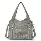 Lavinque Bags Gris Sac à Main | Marron Clair | Pratique & Multi-poches