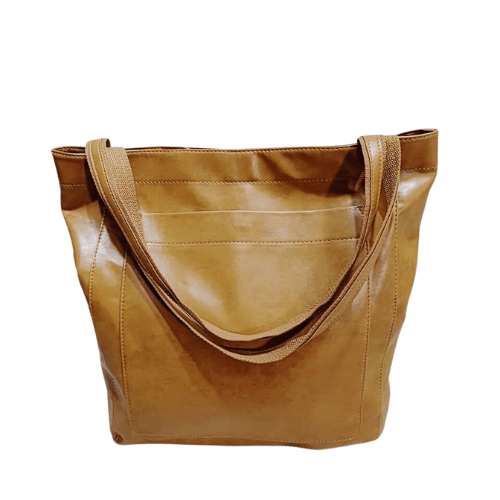 Lavinque Bags Jaune / Taille Unique Cabas Minimaliste Femme | Similicuir | Élégant et Fonctionnel